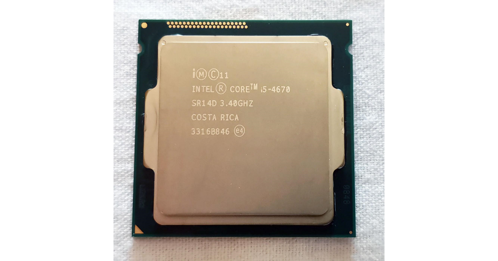 Intel Core i5-4670 4-Core 3.4 GHz LGA1150 Processzor, CPU -Somogy PC