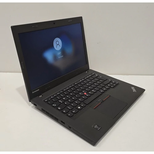Lenovo Thinkpad L450 Notebook/Laptop, 14"  HD Kijelző,  Intel® Core™ I3-5005U processzor, 8GB DDR3 Memória, 128GB SSD,  Bővítési lehetőségek, eredeti Microsoft Windows 10