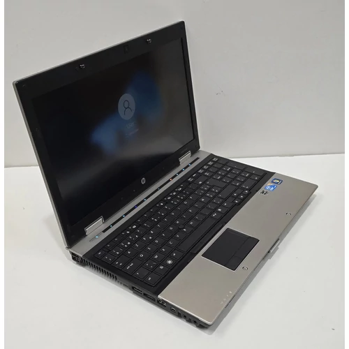 HP Elitebook 8540p  Notebook/Laptop, 15,6"  HD+ Kijelző,  Intel® Core™ I5-520M processzor, 4GB DDR3 Memória, 250GB Merevlemez,  Nvidia 1GB videokártya, Bővítési lehetőségek, eredeti Microsoft Windows 10