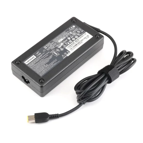 GYÁRI Lenovo 170W, 20V, 8.5A sárga tégalap, laptop töltő 