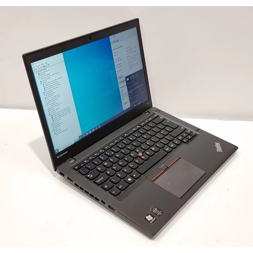 Lenovo ThinkPad T450S, Notebook/Laptop, 14" HD+ Kijelző,  Intel® Core™ I5-5300U processzor, 8GB DDR3  Memória, 500GB SSHD, Bővítési lehetőségek, eredeti Microsoft Windows 10 