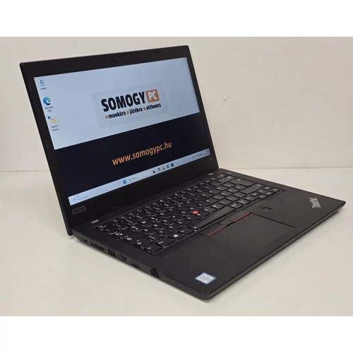 Lenovo Thinkpad L480 Notebook/Laptop, 14" FHD IPS Érintőkijelző,  Intel® Core™ i5-8350U Processzor, 8GB DDR4 Memória, 256GB NVMe SSD, Bővítési lehetőségek, eredeti Microsoft Windows  11