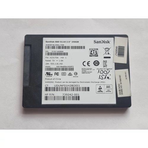 SanDisk X110 256GB SATA3 SD6SB1M-256G-1022I