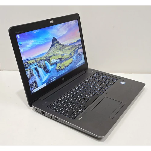 HP ZBook 15 G4  Notebook/Laptop, 15,6"  FHD Kijelző,  Intel® Core™ I7-7700HQ  processzor, 16GB DDR4 Memória, 512GB NVMe  SSD,  Nvidia 4GB Videokártya, Bővítési lehetőségek, eredeti Microsoft Windows 10/11