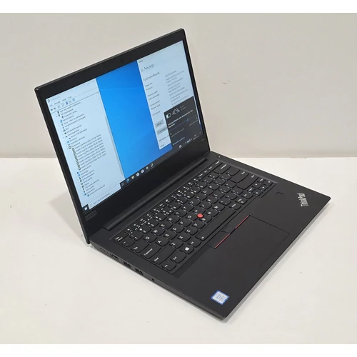 Lenovo Thinkpad E490, Notebook/Laptop, 14" FHD IPS kijelző,  Intel® Core™ i5-8265U processzor, 8GB DDR4 Memória, 256GB  SSD, Bővítési lehetőségek, eredeti Microsoft Windows 10 / 11