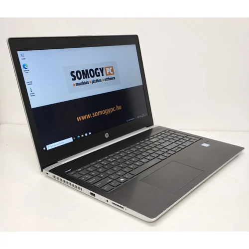 HP ProBook 450 G5  Notebook/Laptop, 15,6"  FHD IPS Kijelző, Intel® Core™ i5-8250U processzor, 8GB DDR4 Memória, 128GB SSD, Bővítési lehetőségek, eredeti Microsoft Windows 10/11