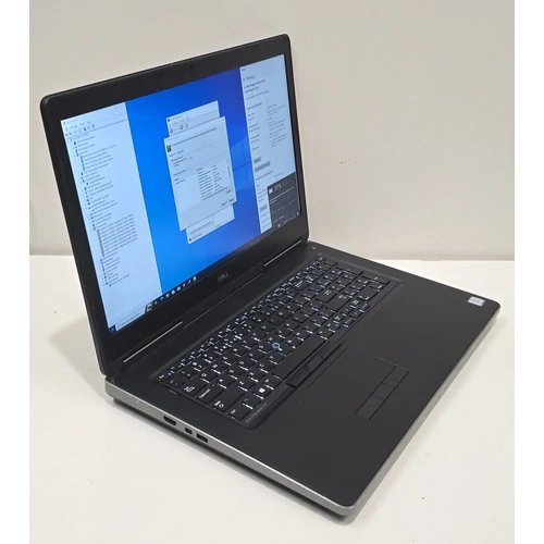 Dell Precision 7710, Notebook/Laptop, 17,3" FHD IPS Kijelző,  Intel® Core™ i7-6820HQ processzor, 32GB DDR4 Memória, 512GB  SSD, Quadro M4000M 4GB Videokártya, eredeti Microsoft Windows 10