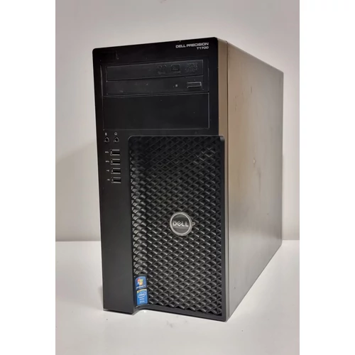 DELL Precision T1700 Asztali számítógép/PC, Xeon E3-1241 V3 ( I7-4770) Processzor, 8GB DDR3 memória, 240GB SSD, Nvidia Quadro 2GB Videokártya, DVD Író, Bővítési lehetőségek, Microsoft Windows 10 