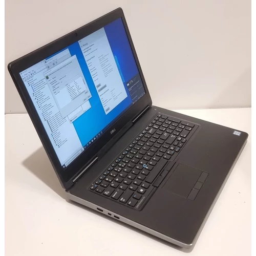Dell Precision 7710, 17,3" FULL HD IPS Kijelző,  Intel® Core™  I7-6820HQ processzor, 16GB DDR4 Memória, 128GB SSD, 1TB HDD, Nvidia Quadro 4GB Videokártya, Bővítési lehetőségek, eredeti Microsoft Windows 10
