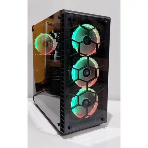 Gaming PC, 6.Gen I7-6700 Processzor, 16GB DDR4 Memória, XFX RX 580 8GB Videokártya, 256GB SSD, 1TB HDD, Windows 10 