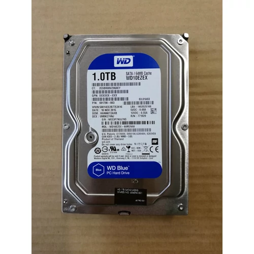 Western Digital WD Blue 3.5 1TB 7200rpm 64MB SATA3 (WD10EZEX)