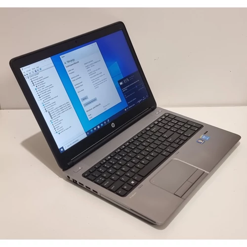 HP ProBook 650 G1 Notebook/Laptop, 15.6" HD Kijelző,  Intel® Core™  i3-4000M processzor, 4GB DDR3 Memória, 120GB SSD, Bővítési lehetőség, eredeti Microsoft Windows 10