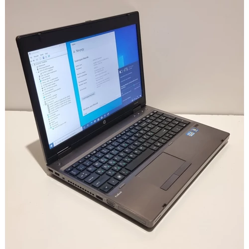 HP ProBook 6560B, 15,6" HD,  Intel® Core™ I3-2350M processzor, 4GB DDR3 Memória, 250GB Merevlemez, Bővítési lehetőségek, eredeti Microsoft Windows 10