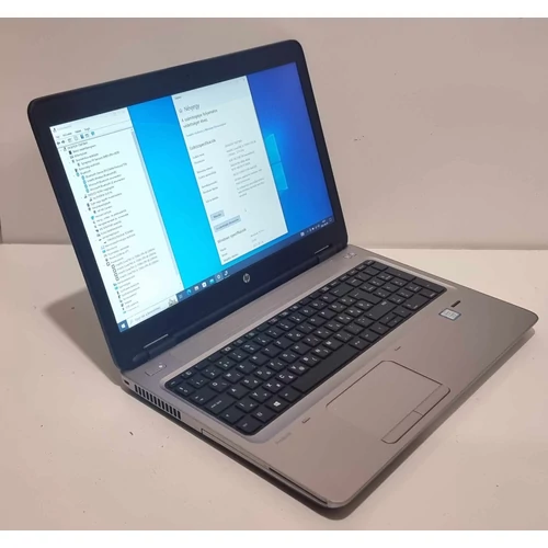 HP ProBook 650 G3, Laptop/Notebook, 15,6" FULLHD Kijelző,  Intel® Core™ I5-7200U processzor, 8GB DDR4 Memória, 256GB SSD, eredeti Microsoft Windows 10