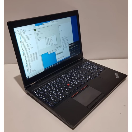 Lenovo Thinkpad P50, 15,6," FULL HD  Kijelző,  Intel® Core™ I7-6820HQ processzor, 16GB DDR4 Memória, 256GB NVMe SSD, 4GB Videokártya, eredeti Microsoft Windows 10