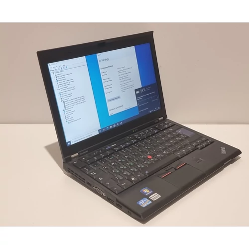 Lenovo Thinkpad X220, 12,5" HD Kijelző,  Intel® Core™  I5-2540M processzor, 4GB DDR3 Memória, 320GB Merevlemez, Bővítési lehetőségek, eredeti Microsoft Windows 10
