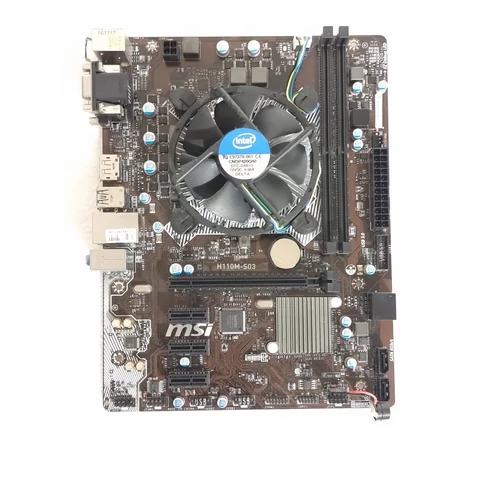 MSI H110M-S03 LGA 1151, Alaplap + I3-6100 Processzor+ Hűtő