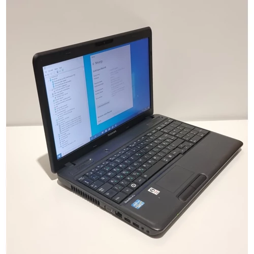 TOSHIBA C660, 15,6" HD Kijelző,  Intel® Core™ I3-2330M processzor, 4GB DDR3 Memória, 320GB Merevlemez, Bővítési lehetőségek, eredeti Microsoft Windows 10