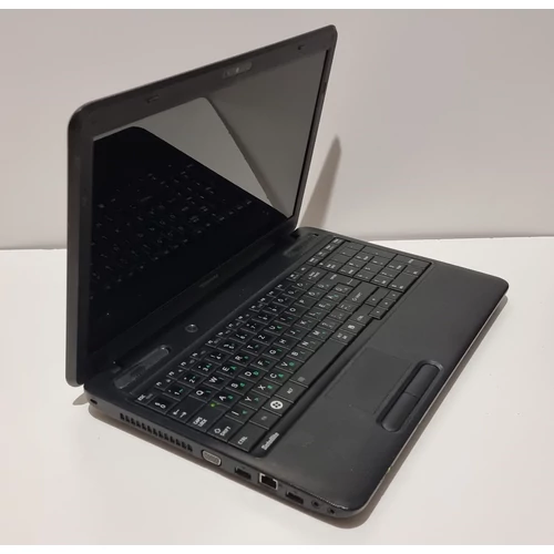 Toshiba C650D, 15,6" HD, AMD Athlon II P320 processzor, 4GB DDR3 Memória, SSD, AMD HD Videokártya, eredeti Microsoft Windows 10
