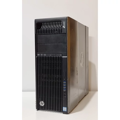 HP Z640 Workstation, Mukaállomás, E5-2630v3 CPU, 64GB DDR4, 256 GB SSD, 1TB HDD, AMD RX570 8GB Videokártya, eredeti Microsoft Windows 10