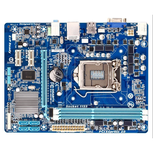 Gigabyte GA-H61M-S1,  LGA 1155 ATX Alaplap, Hátlap, Bővítési lehetőségekkel, garanciával! 