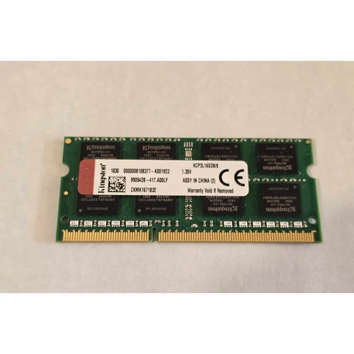 Kingston 8GB DDR3L 1600MHz KCP3L16SD8/8 1,35v Laptop memória 