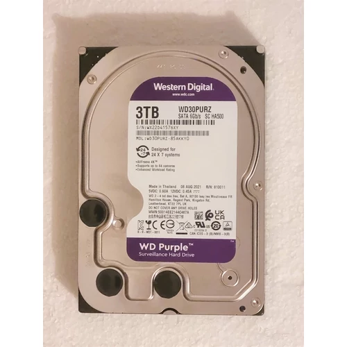 Western Digital Purple 3.5 3TB 64MB SATA3 (WD30PURZ)