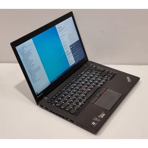 Lenovo ThinkPad T450S, Notebook/Laptop, 14" HD+ Kijelző,  Intel® Core™ I5-5300U processzor, 8GB DDR3  Memória, 180GB SSD, Bővítési lehetőségek, eredeti Microsoft Windows 10 