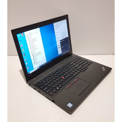 Lenovo Thinkpad T560, Notebook/Laptop, 15,6" FULL HD IPS Kijelző,  Intel® Core™ I5-6300U processzor, 8GB DDR3 Memória, 256GB SSD, Bővítési lehetőségek, eredeti Microsoft Windows 10