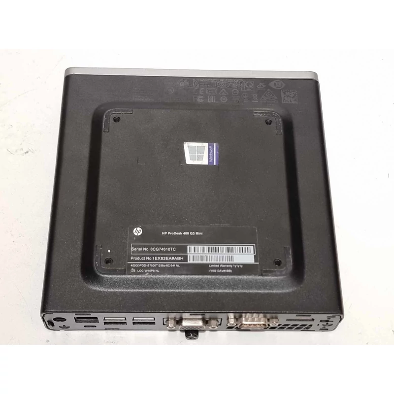 HP ProDesk 400 G3 DM Mini PC, Intel® Core™ i5-7500T Processor, 8GB