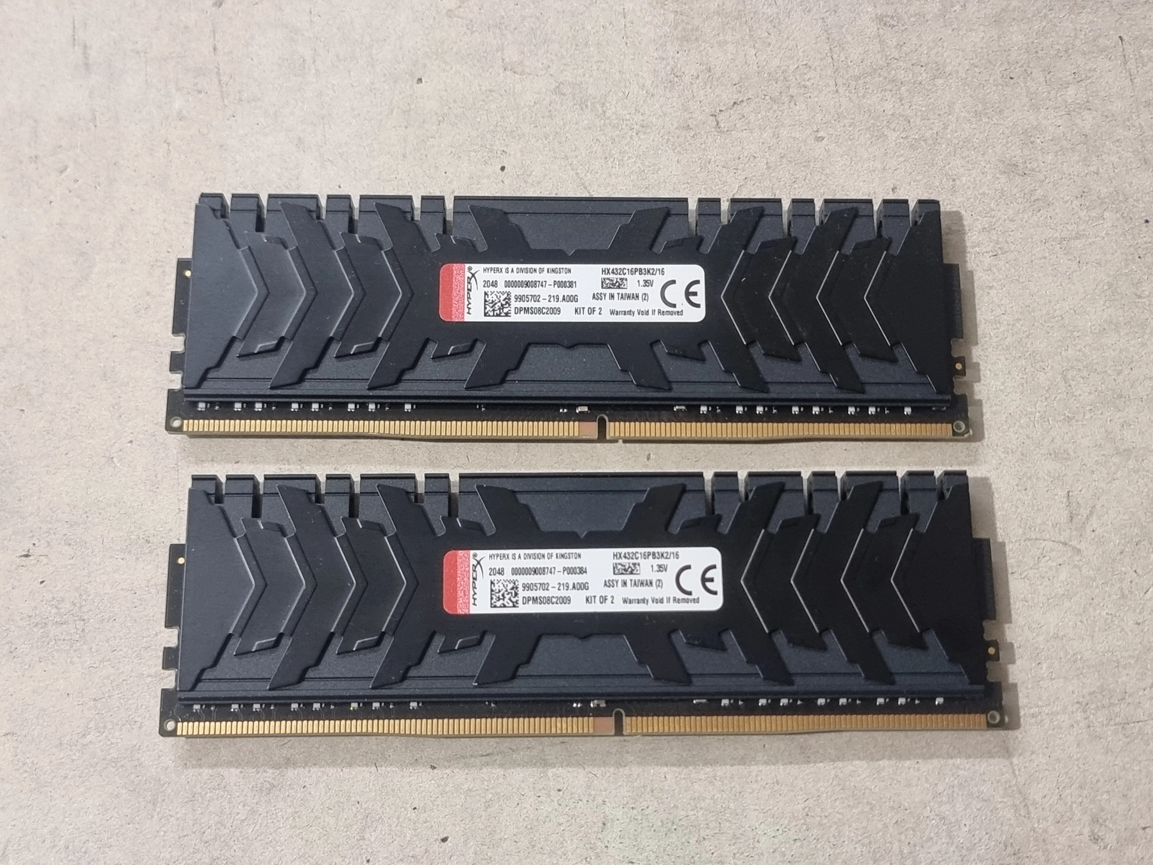Kingston HyperX Predator 16GB (2x8GB) DDR4 3200MHz HX432C16PB3K2/16